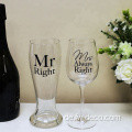 Custom Bierglas Pilsner Weingläser Set